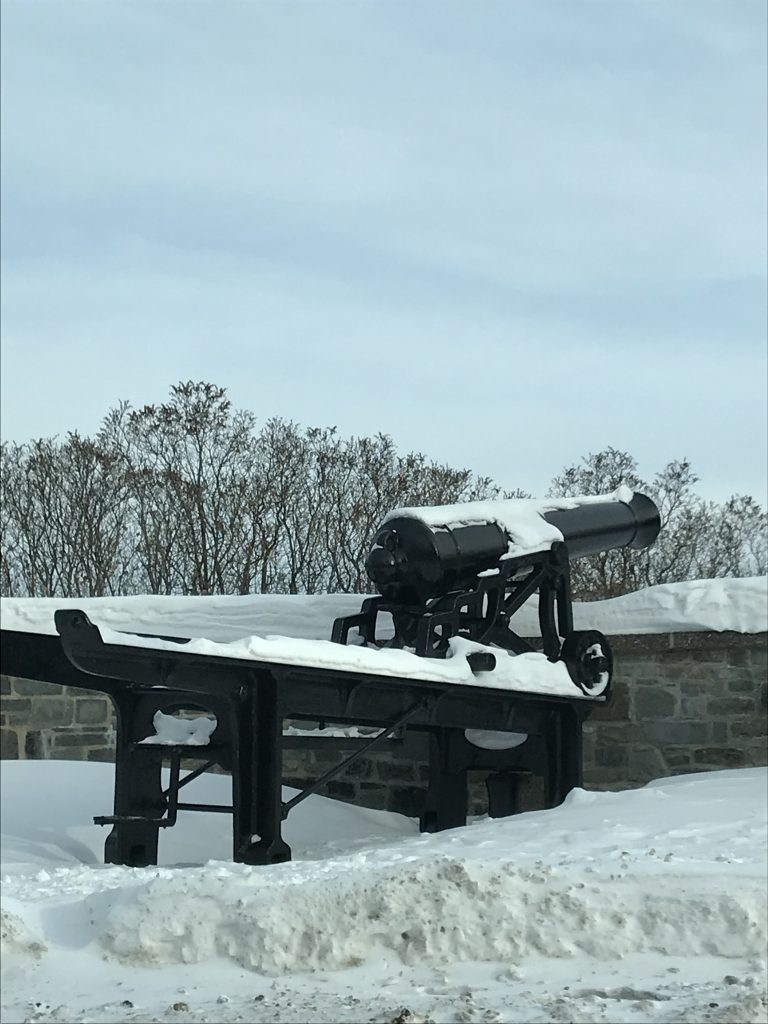 Vieux Quebec - Cannons on the Ramparts